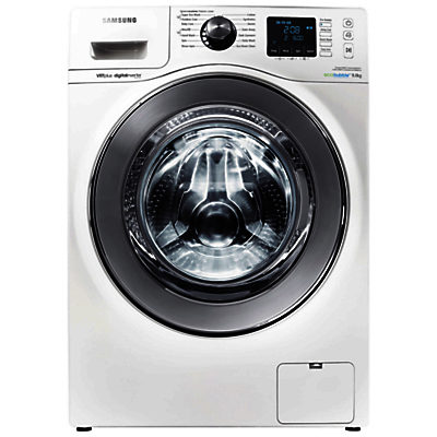 Samsung WF90F7E6U6W ecobubble™ VRT Washing Machine, 9kg Load, A+++ Energy Rating, 1600rpm Spin, White